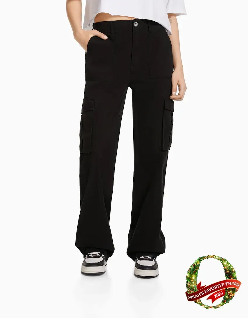 POPULAR FASHION ITEMS IN THE US ADJUSTABLE STRAIGHT FIT CARGO PANTS