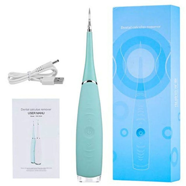 Portable Electric Sonic Dental Teeth Scaler Tooth Calculus Stains Tartar Remover Tooth Cleaner Teeth Whitening Tool