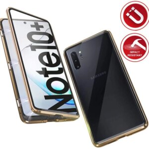 Samsung phone case with double-sided magnetic protective glass