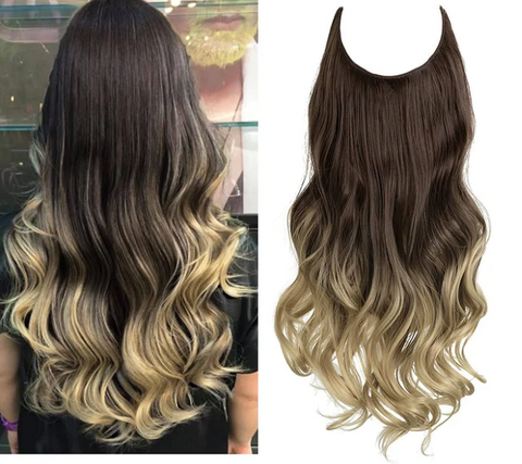 Seamless Halo Hair Extensions