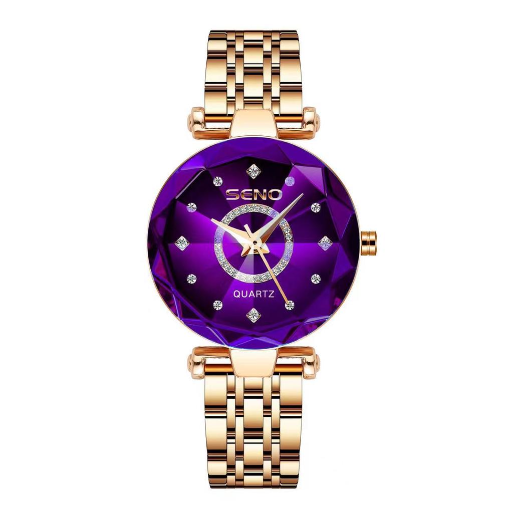 SENO Luxury Diamond Quartz Wristwatch For Ladies