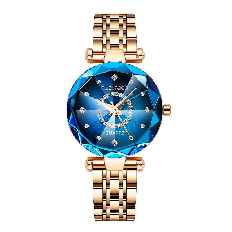 SENO Luxury Diamond Quartz Wristwatch For Ladies