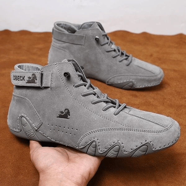 Summer Hot Sale - 48% OFF 2023 Italian Handmade Suede Velcro High Boots