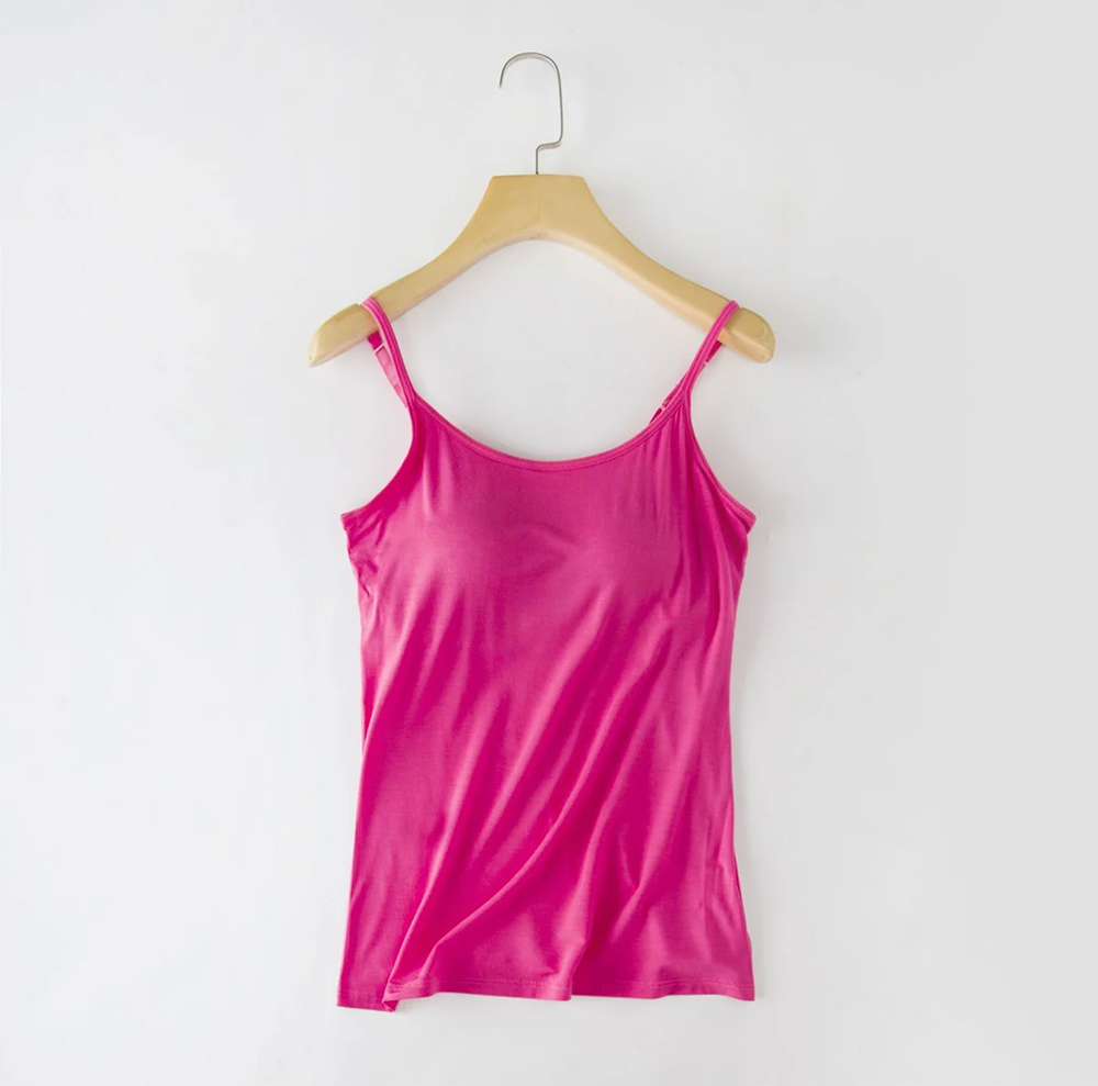 Tank Top with Built in Bra Camisole