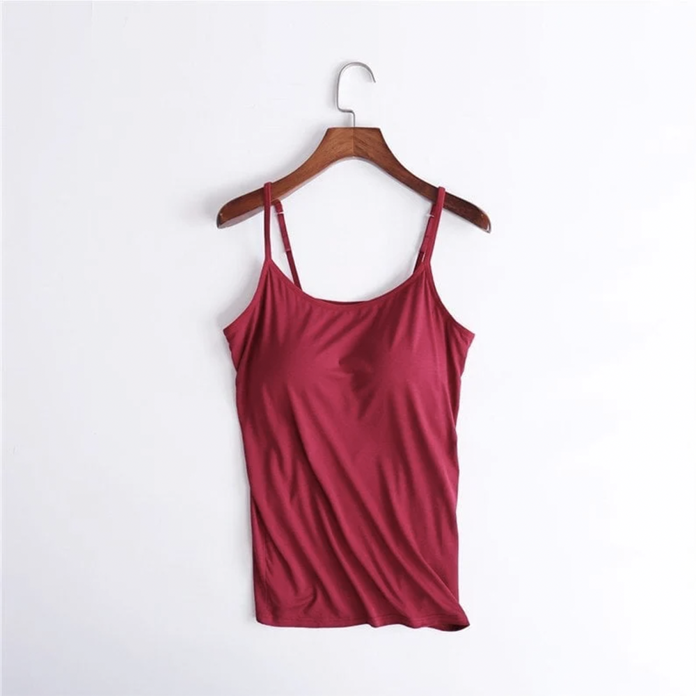 Tank Top with Built in Bra Camisole