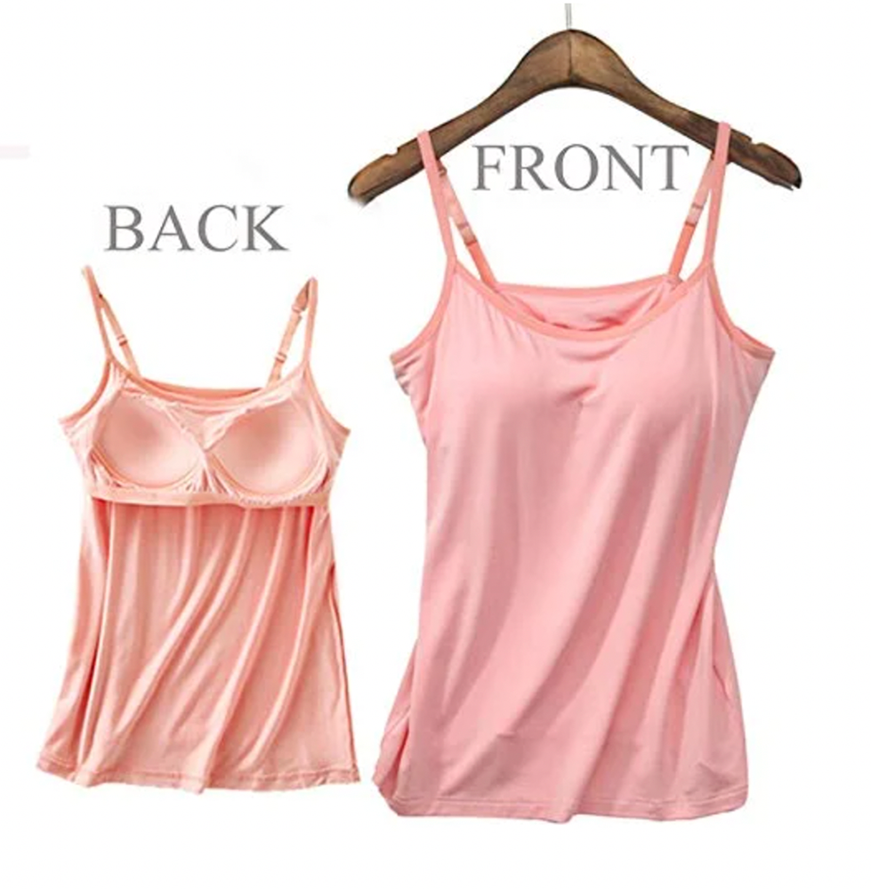 Tank Top with Built in Bra Camisole