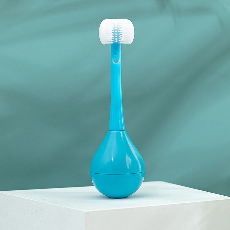 Three-Sided Kids Toothbrush-Tumbler Style