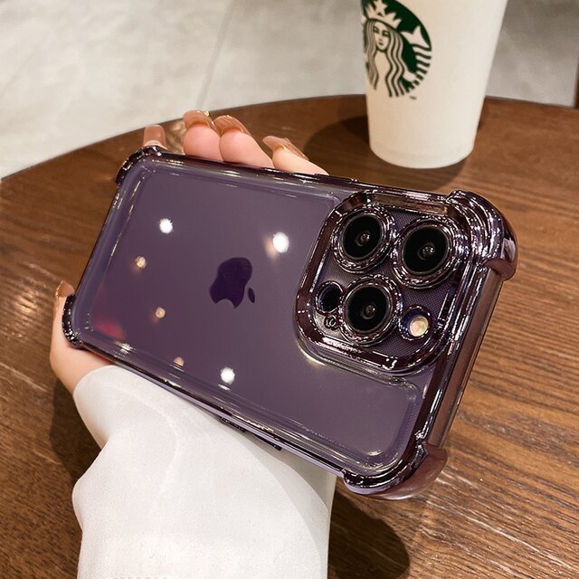 Transparent Armor Shockproof iPhone Case