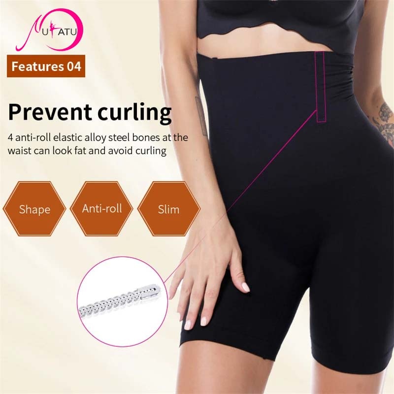 TrendyLab High-Waist Shapewear Shorts for Women - Tummy Control, Waist Trainer, Thigh Slimmer - Breathable Body Shaper