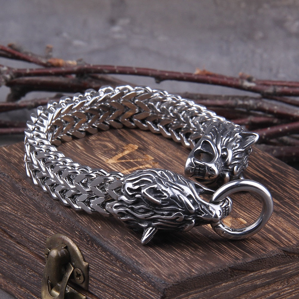 Viking Wolf Bracelet