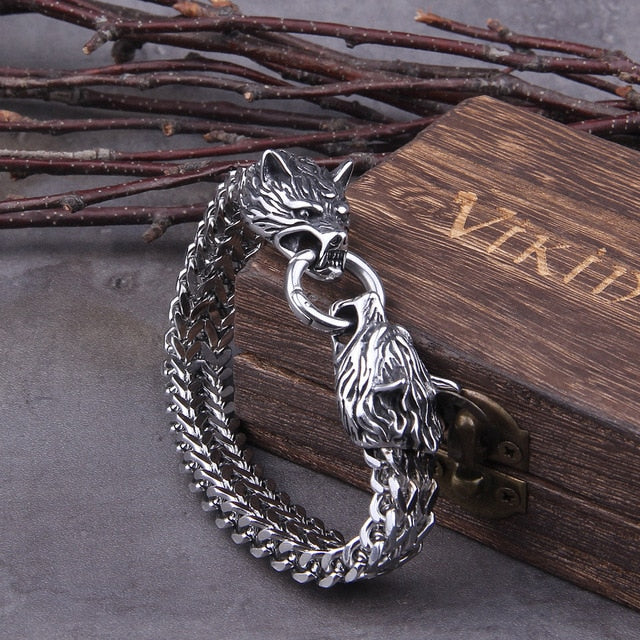 Viking Wolf Bracelet