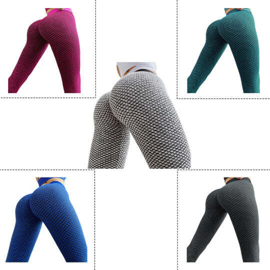 WOMEN SPORT YOGA PANTS BUTT LIFTINGTIGHT LEGGINGS