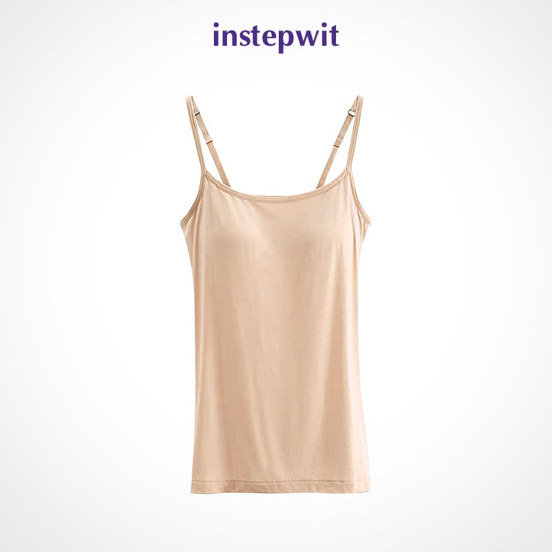 Women Tank Top with Built in Bra Camisole