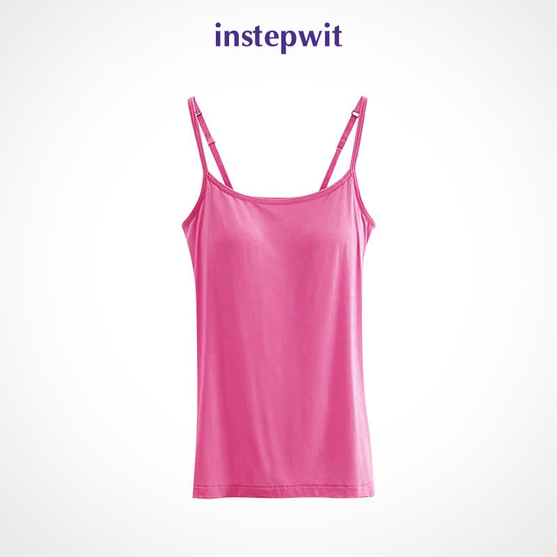 Women Tank Top with Built in Bra Camisole