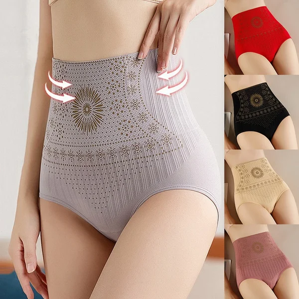 Women's High Waist Tummy Control Shaping Panties Graphene Honeycomb Vaginal Tightening Pill