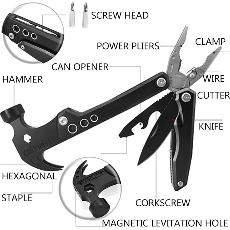 12 in 1 Multifunctional Hammer Tool