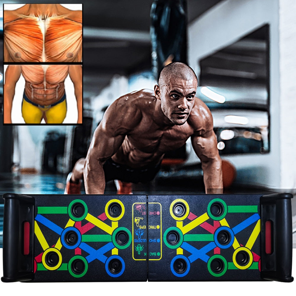 14 IN 1 Pushup Rack Board