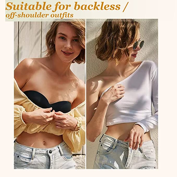 2023 HOT - Nakans Full Support Non-Slip Convertible Bandeau Bra