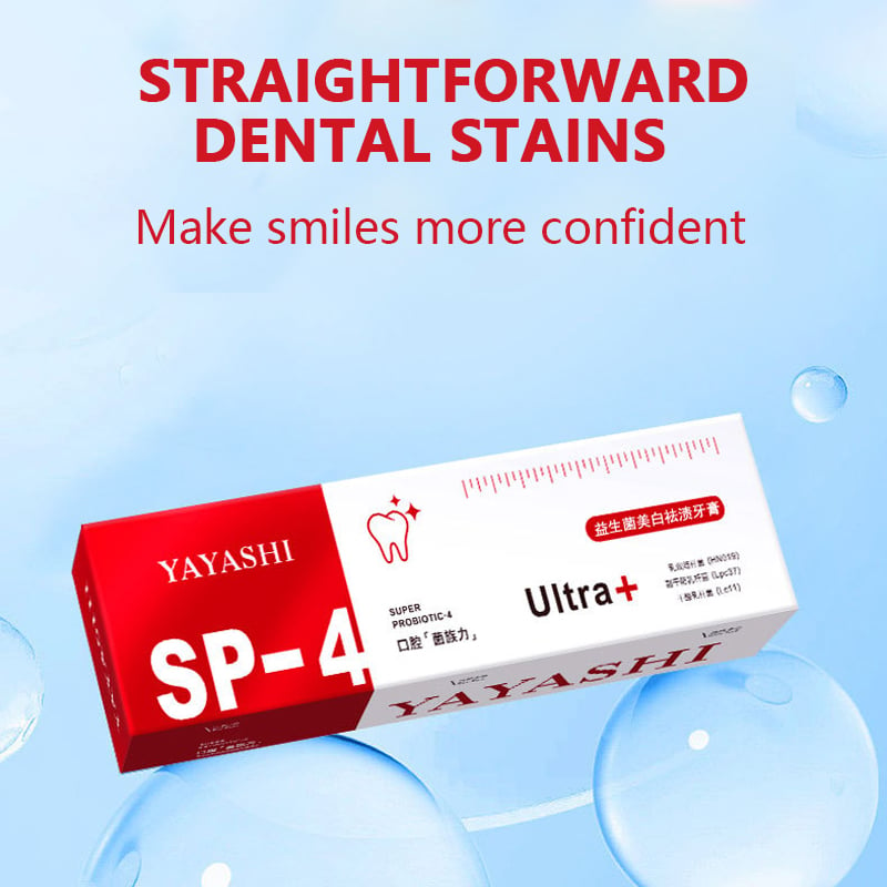 2023 HOT SALE - YAYASHI SP-4 Probiotic Whitening Toothpaste