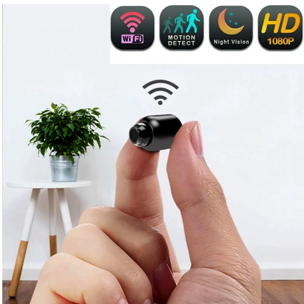 2023 Mini WIFI Camera 1080P HD - Night Vision Included