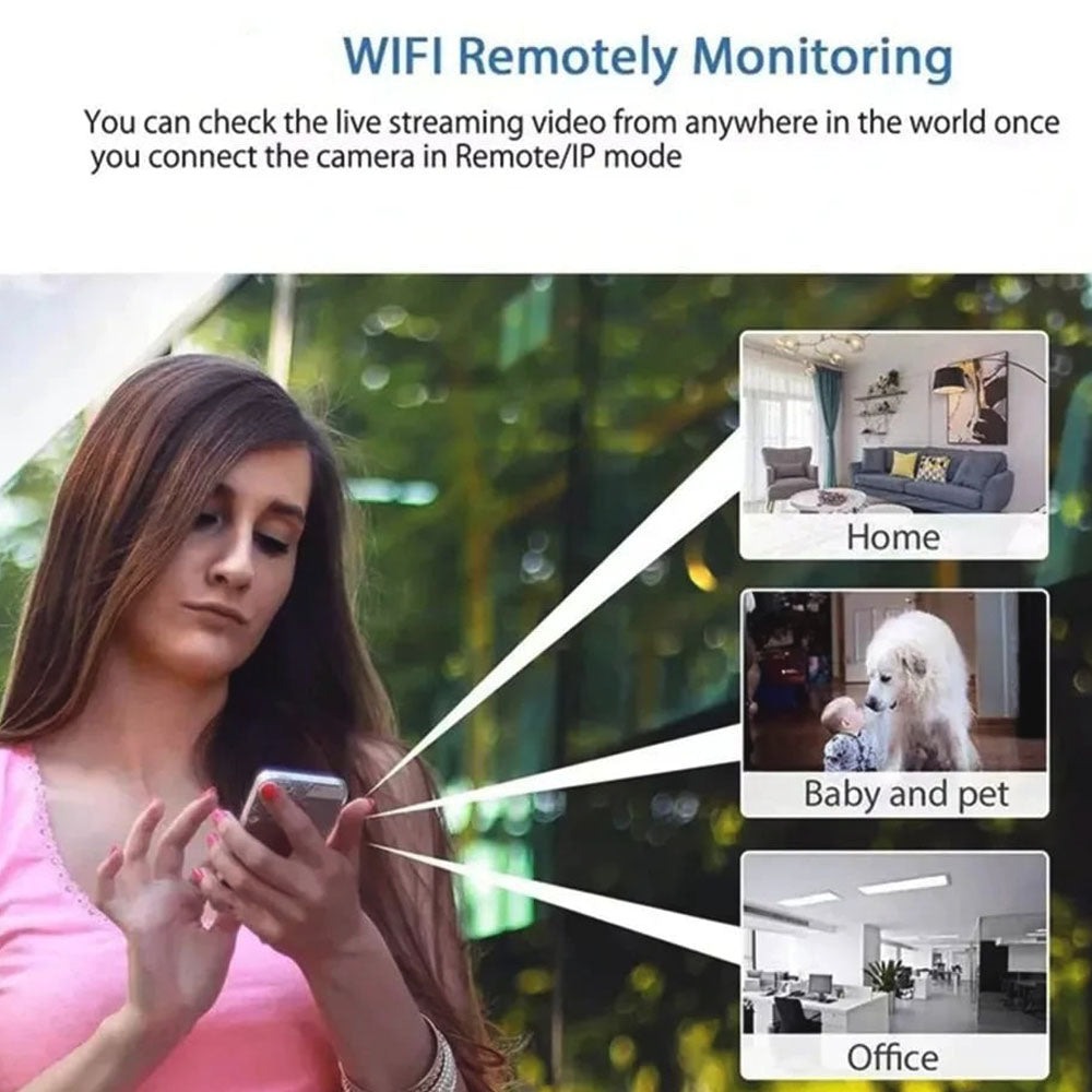 2023 Mini WIFI Camera 1080P HD - Night Vision Included