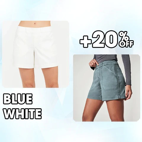 2023 New Women's Stretch Twill Shorts