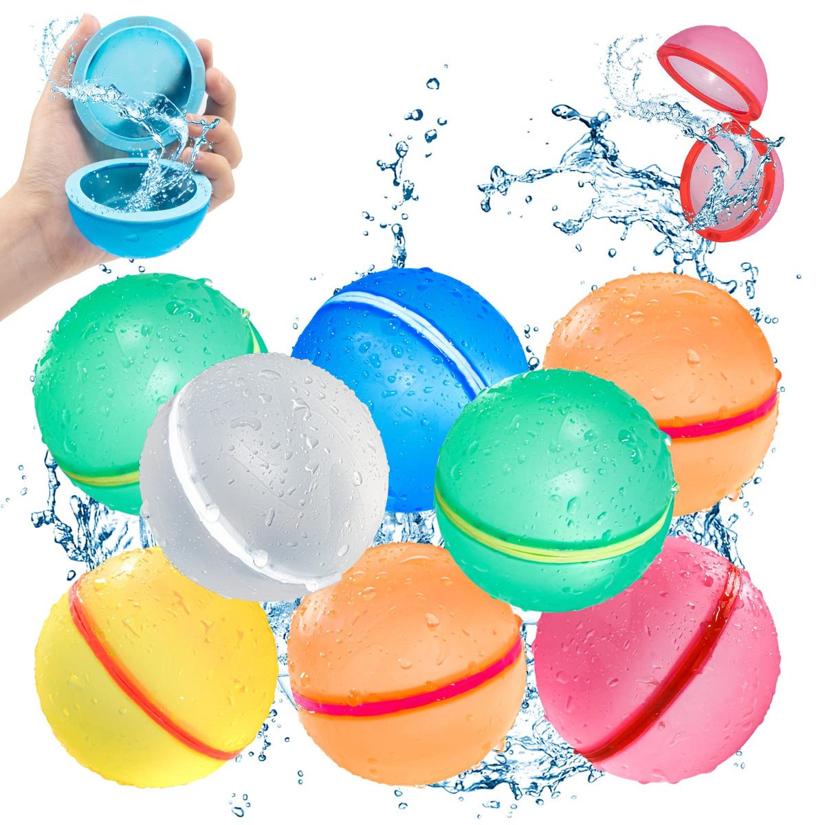 2023 Reusable Self Sealing Water Bomb Balloons