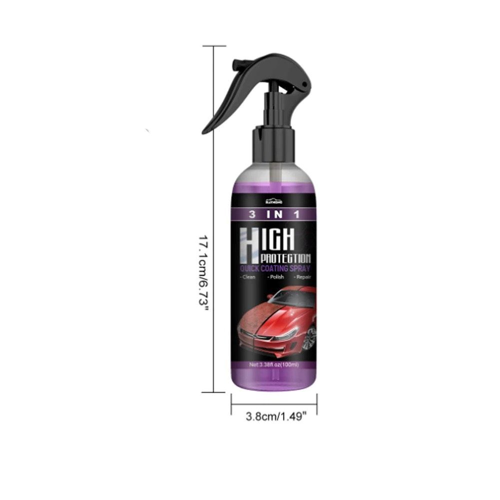 3 in 1 Ceramic Car Coating Spray (Buy 2 get 1 free)