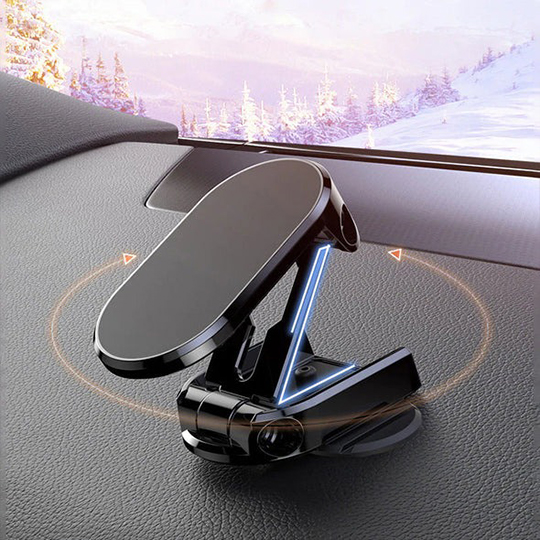 360 Rotatable Magnetic Car Phone Holder Magnet Smartphone Support GPS Foldable Phone Bracket in Car