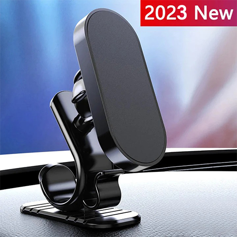 360 Rotatable Magnetic Car Phone Holder Magnet Smartphone Support GPS Foldable Phone Bracket in Car