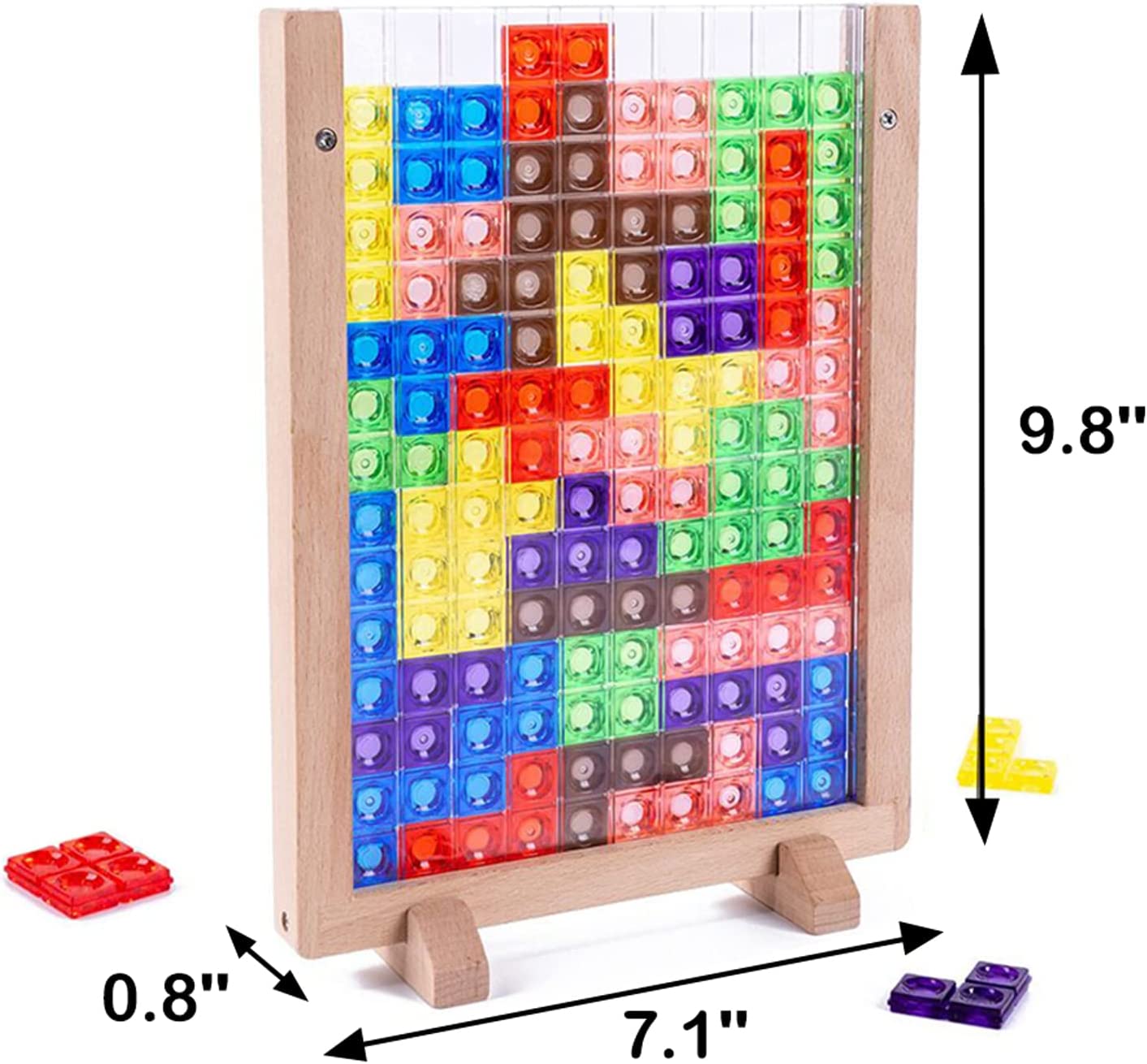 3D Block Puzzle Game Board - Brain Teaser Toy