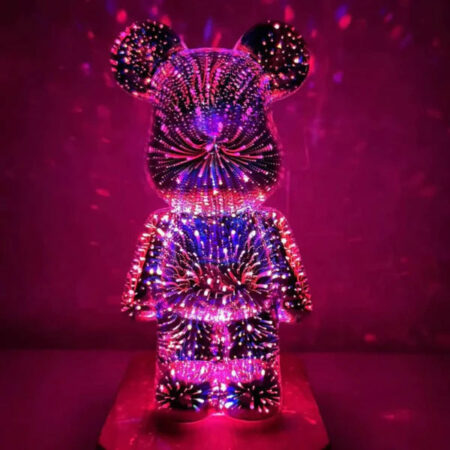 3D Firework Bear â”‚ Best Colorful Decor Light