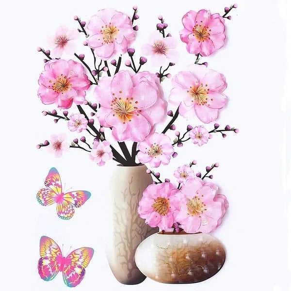 3D Vase Sticker (BUY 3 GET 10%OFF)