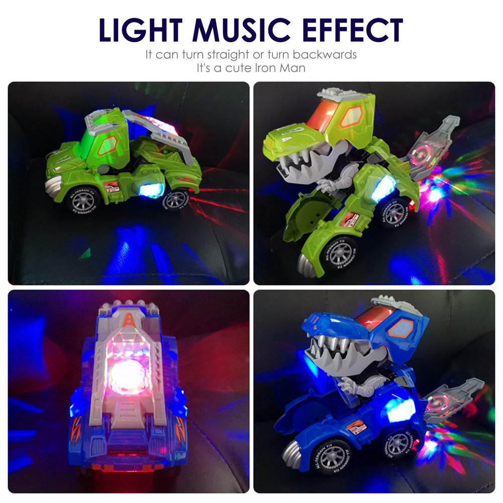 50% OFF - Transforming Dinosaur LED SUV Car