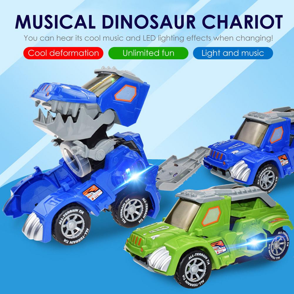 50% OFF - Transforming Dinosaur LED SUV Car