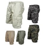 Men's Zipper Pockets Hiking Athletic Running Shorts