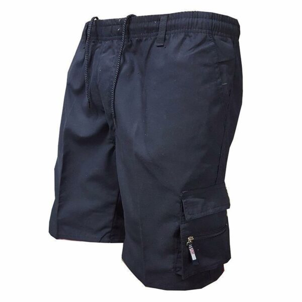 Men's Zipper Pockets Hiking Athletic Running Shorts