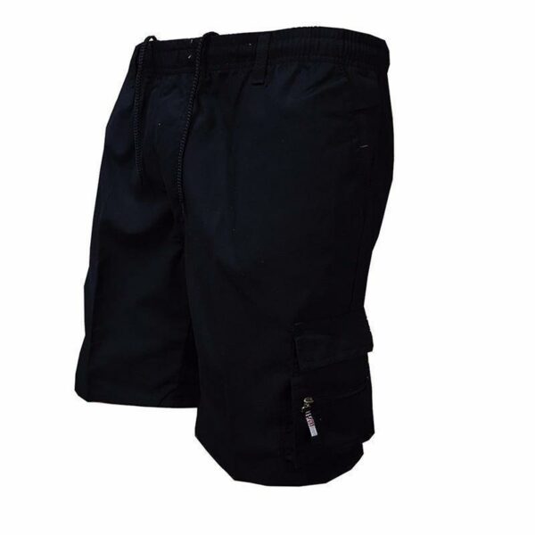 Men's Zipper Pockets Hiking Athletic Running Shorts