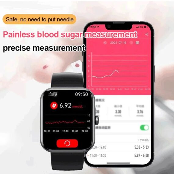 ascribei All Day Monitoring Of Heart Rate And Blood Pressure - Bluetooth Fashion Smartwatch