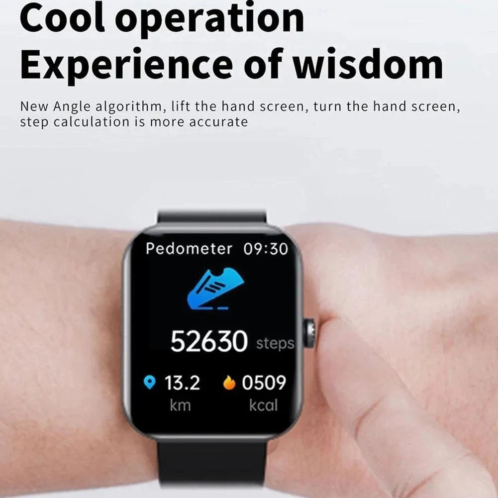 fvear - (All day monitoring of heart rate,blood sugar, and blood pressure) Bluetooth Fashion Smartwatch