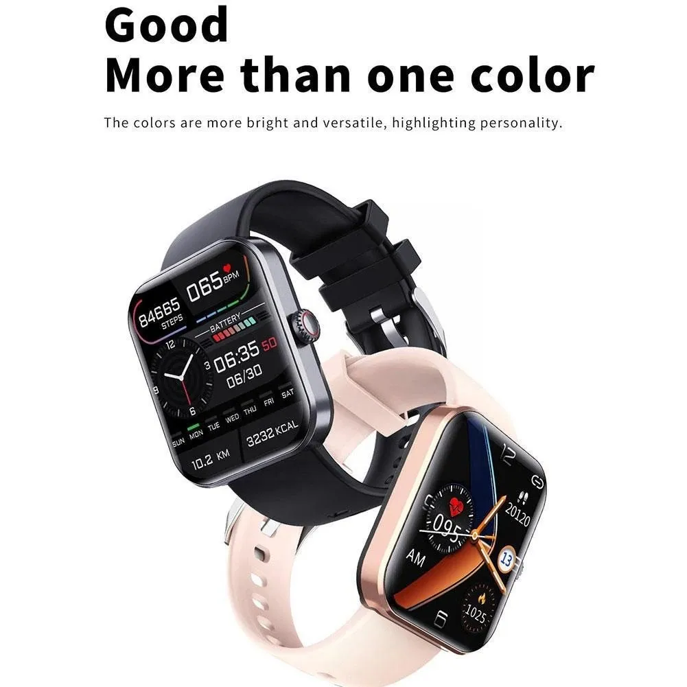 fvear - (All day monitoring of heart rate,blood sugar, and blood pressure) Bluetooth Fashion Smartwatch