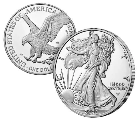 American Eagle 2023 One Ounce Silver-plated Coin