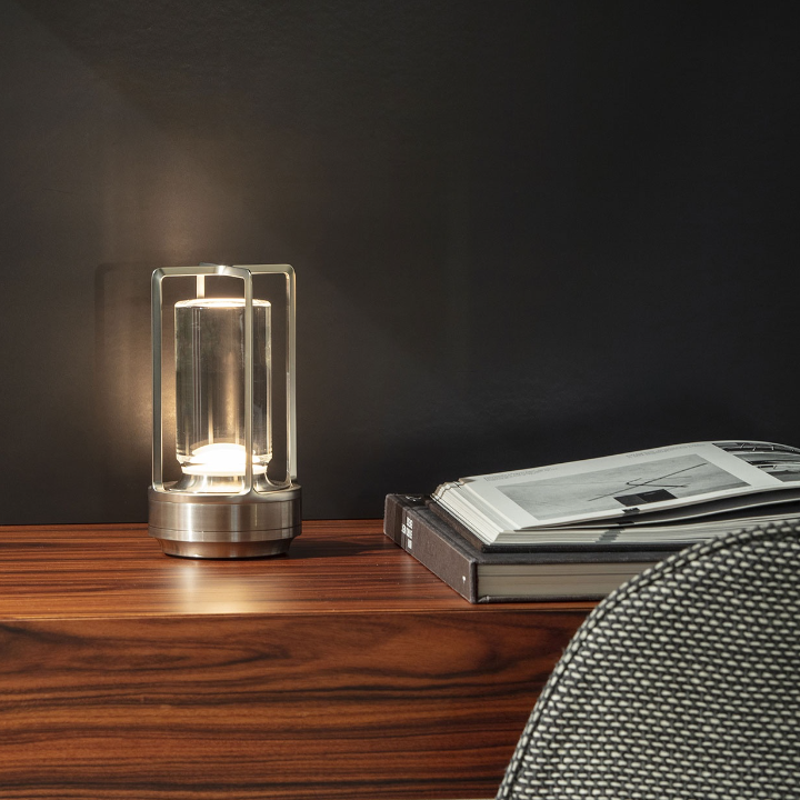 Angelo: Metal Lantern Crystal Table Lamp - Perfect Decorative Table Lamp, Create The Best Scene