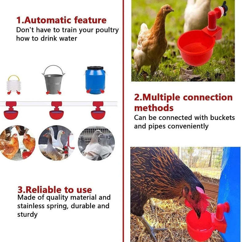 Automatic Chicken Water Cup Bird Coop