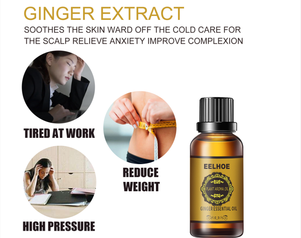 Aerohake - Belly Drainage Ginger Essential Oil