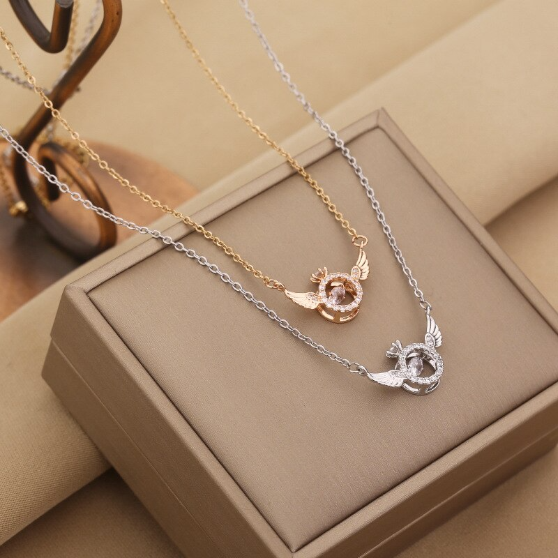 (Best gift for Mother's day) - ANGEL WINGS NECKLACE