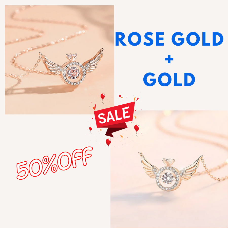 (Best gift for Mother's day) - ANGEL WINGS NECKLACE