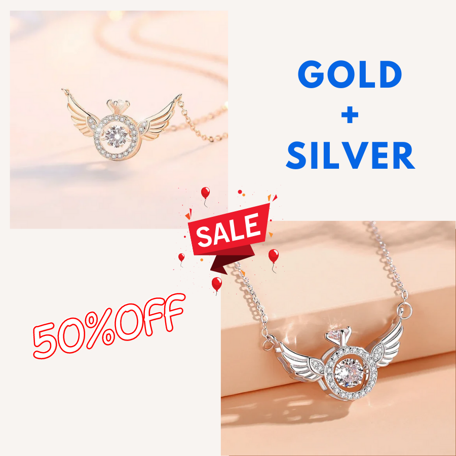 (Best gift for Mother's day) - ANGEL WINGS NECKLACE