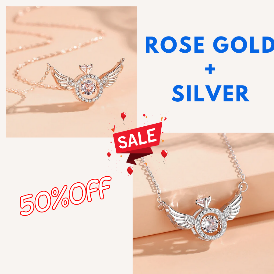 (Best gift for Mother's day) - ANGEL WINGS NECKLACE