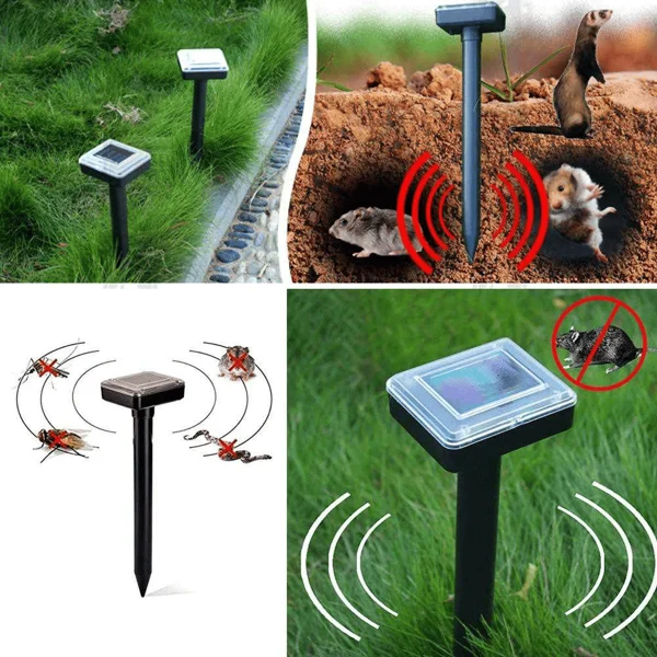 (BIG SALE - 49% OFF) Solar Power Mouse Mole Snakes Pest Rodent Repeller